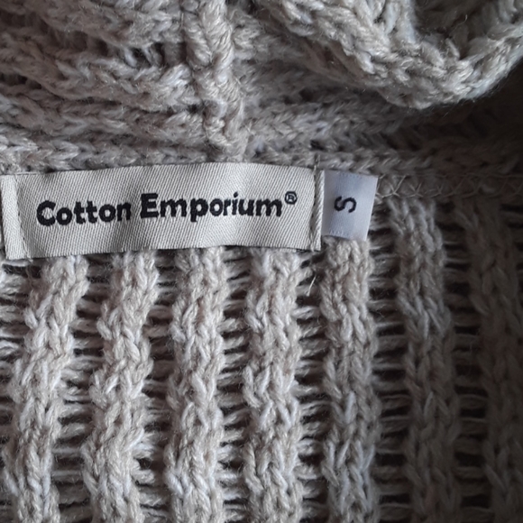 🌻Cream cotton emporium sweater size s - Picture 3 of 4